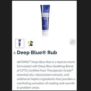 Doterra ‘DEEP BLUE RUB’